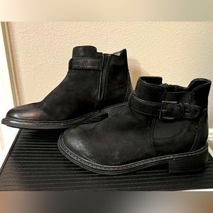 Josef Seibel Buckle Leather Boots